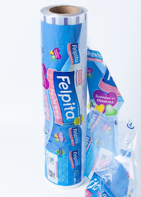 Bobina monolámina para papel higienico