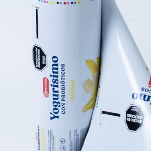 Bobina monolámina para yogurt bebible