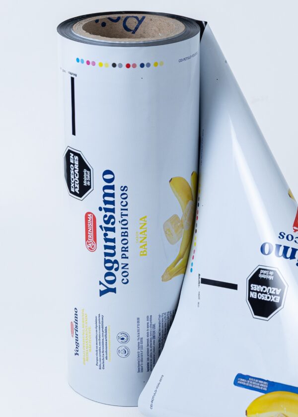 Bobina monolámina para yogurt bebible